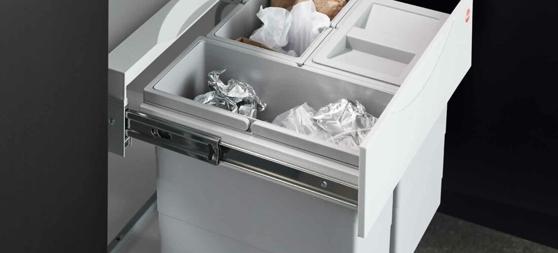 Abfalltrennung, diverse Müll-Trennsysteme für die  Küche © NOBILIA Küchen